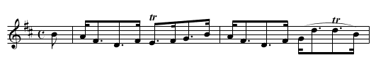 Mrs. Wildmans Strathspey - staff notation