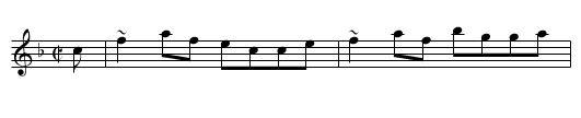 Mrs. Young of Cornhills - staff notation