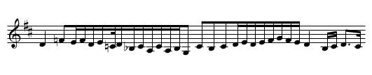 Muaschah Imla-li - staff notation