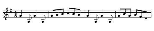 Much ado about Nothing - staff notation