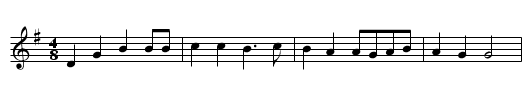 Muckiarse - staff notation