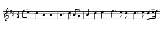 MUCKING O' GEORDIE'S BYRE - staff notation