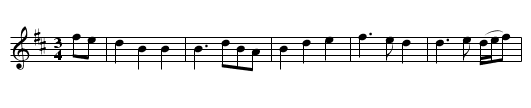 Mucking of Geordie's Byre. - staff notation