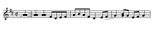 Muddy Road to Texas [1] - staff notation