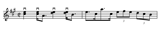 MUGBY JIM'S -- HIGHLAND FLING. - staff notation