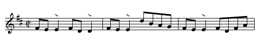 Muineál an Bhardail - staff notation