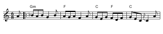 Muiñeira de Poio - staff notation