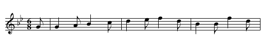 Muirland Willie - staff notation
