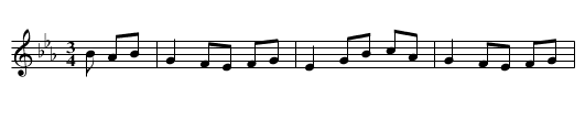 Múirnín óige - staff notation