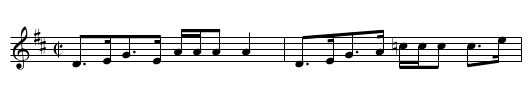 Mull Rant, The - staff notation