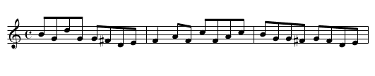 Mullingar Lea - staff notation