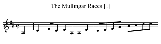 Mullingar Races [1], The - staff notation