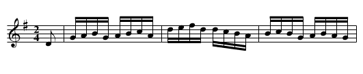 Mullingar Races [2], The - staff notation