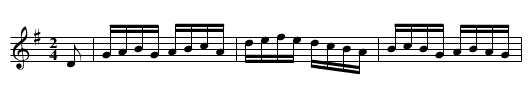 Mullingar Races [2], The - staff notation