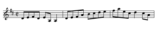 Mullingar Races, The - staff notation