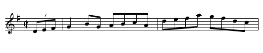 Mullingar Races, The - staff notation