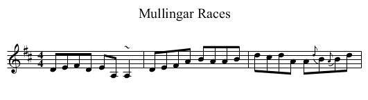 Mullingar Races - staff notation