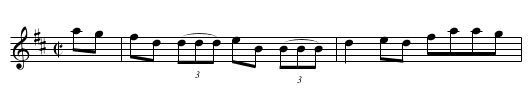 Mullin's Fancy - staff notation
