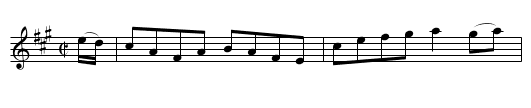 Mullin's Favorite [1] - staff notation