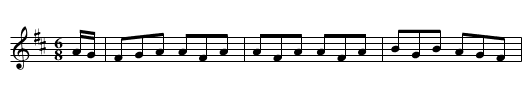 Mullowny's Jigg - staff notation