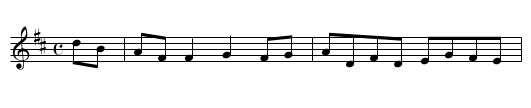 Mulvihill's - staff notation