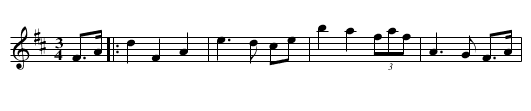 Mum's Mazurka - staff notation