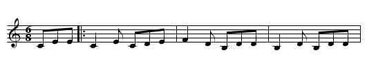 Muñeira de Batribán - staff notation
