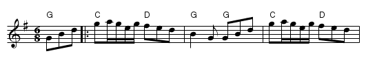 Muñeira de Rengos (Arrg.) - staff notation