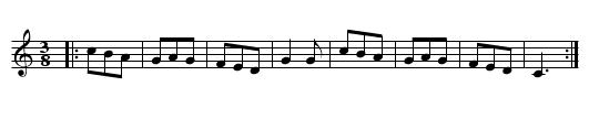 Muñeira - staff notation
