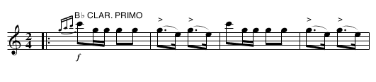 MUNICH QUICK-STEP - staff notation