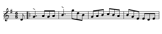 Munster Jig, The - staff notation