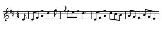 Munster Laddie, The - staff notation