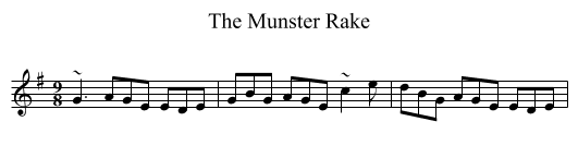 Munster Rake, The  - staff notation
