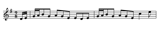 Munster Rake, The - staff notation