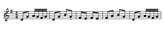 Munster Reel - staff notation