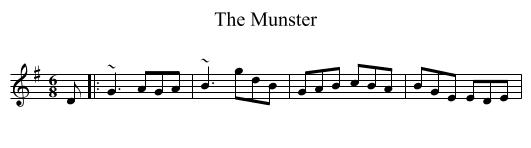 Munster, The  - staff notation