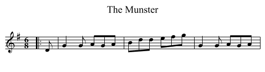 Munster, The  - staff notation