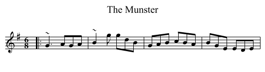 Munster, The  - staff notation