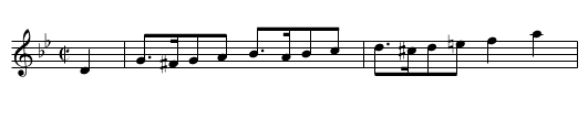 Munterschottis - staff notation