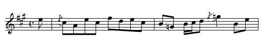 Mùr Ossian - staff notation