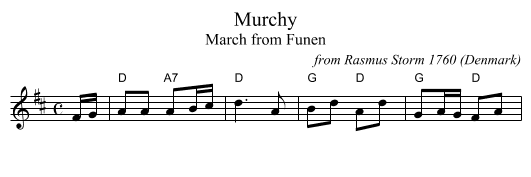 Murchy - staff notation