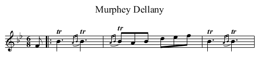 Murphey Dellany - staff notation
