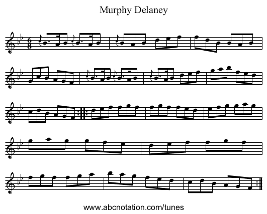 Murphy Delaney - staff notation