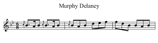 Murphy Delaney - staff notation