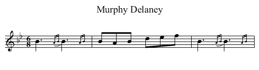 Murphy Delaney - staff notation