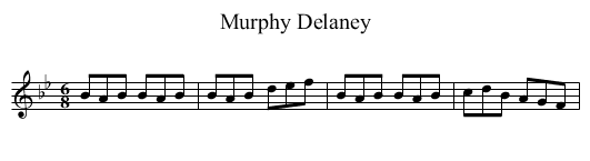 Murphy Delaney - staff notation