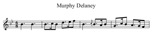 Murphy Delaney - staff notation