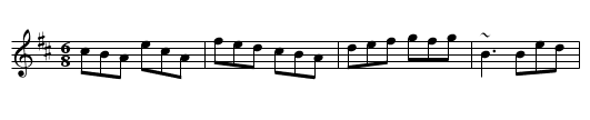 Murphy's Delight - staff notation