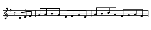 Murphy's Hornpipe [2] - staff notation