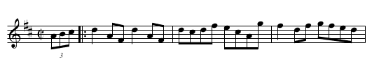 Murphy's Hornpipe - staff notation